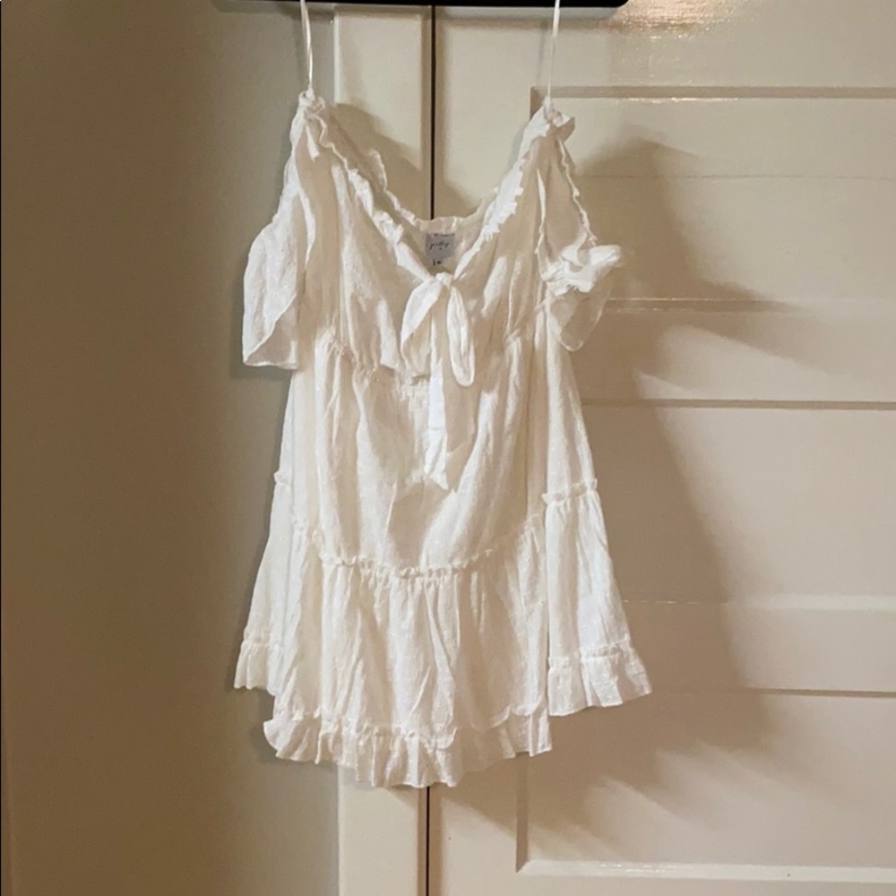 STRAPLESS PRINCESS POLLY DRESS🤍